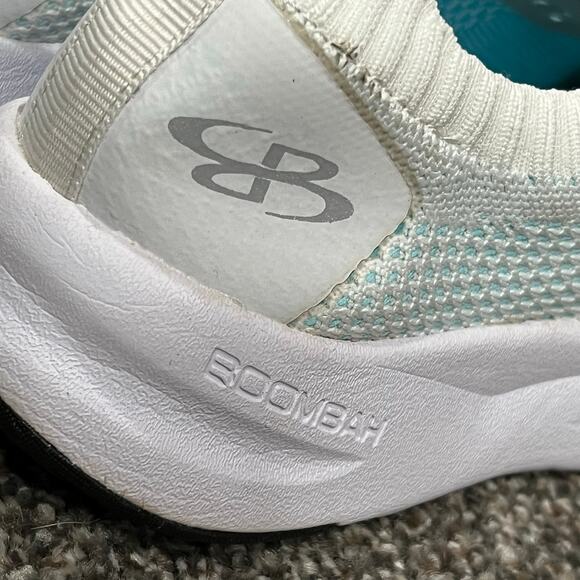 Boombah Sneakers Womens 6 White Mesh Knit Running Walking Athletic Casual Shoes - Picture 10 of 10